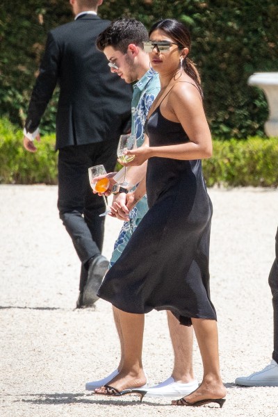 Priyanka Chopra y Nick Jonas. Foto: Grosby Group