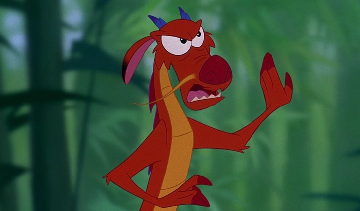 Mushu. Foto: Película Mulán