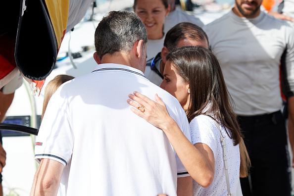Tras los rumores que han surgido acerca del distanciamiento entre los reyes, estos demostraron el amor que se tienen - Getty