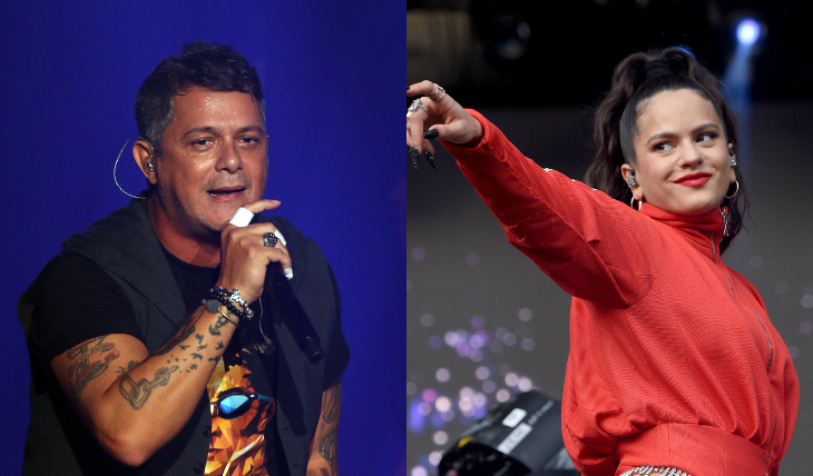 Alejandro Sanz / Rosalía. Fotos: Getty Images
