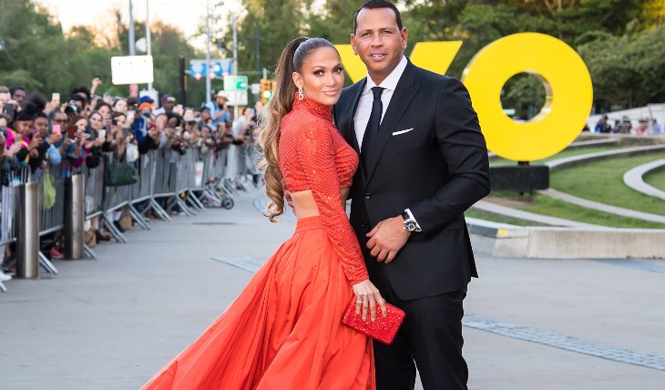 Jennifer Lopez y Alex Rodríguez. Foto: Getty Images