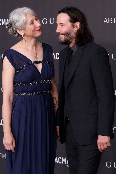 Keanu Reeves y Alexandra Grant. Foto: Getty Images