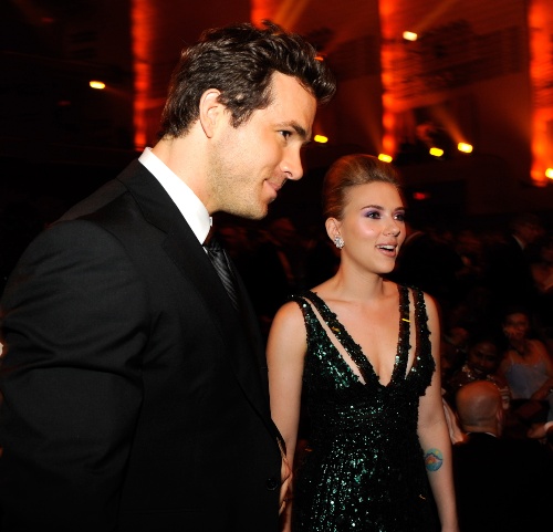 Scarlett Johansson y Ryan Reynolds. Foto: Getty Images